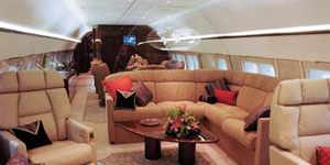 Boeing Business Jet (BBJ) view for Opa-locka charter