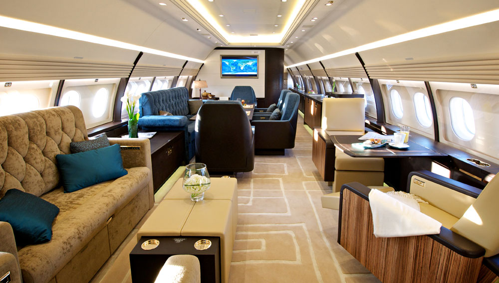 Airbus A320 (VIP) cabin for Opa-locka charter