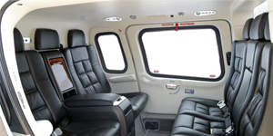 Agusta A109 cabin for Opa-locka charter