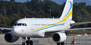Airbus ACJ318 Elite cabin for Opa-locka charter