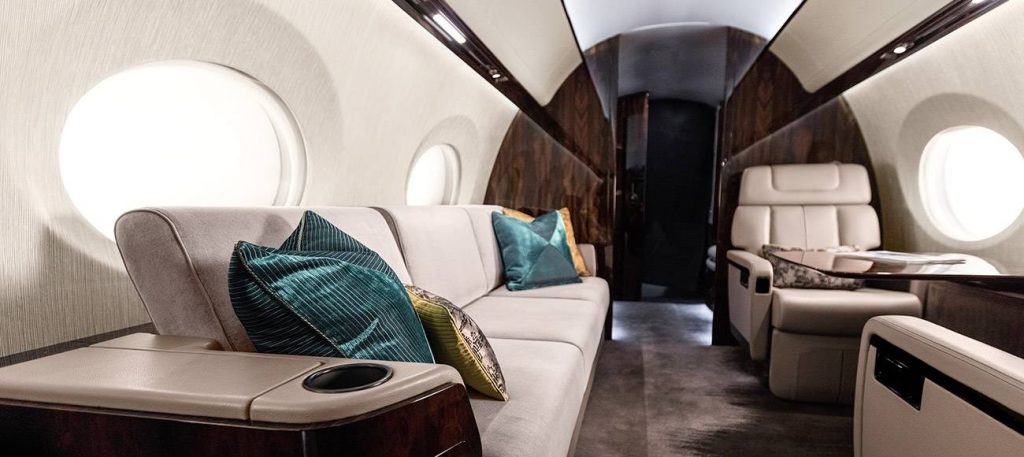 Gulfstream G600 cabin for Opa-locka charter