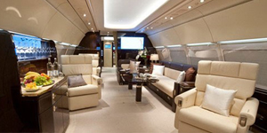 Airbus ACJ318 Elite view for Opa-locka charter