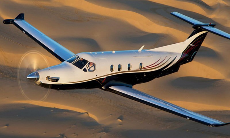 Pilatus PC-12 view for Opa-locka charter