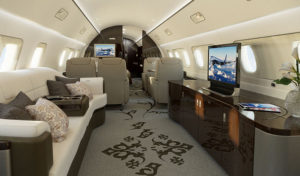 Embraer Lineage 1000 view for Opa-locka charter