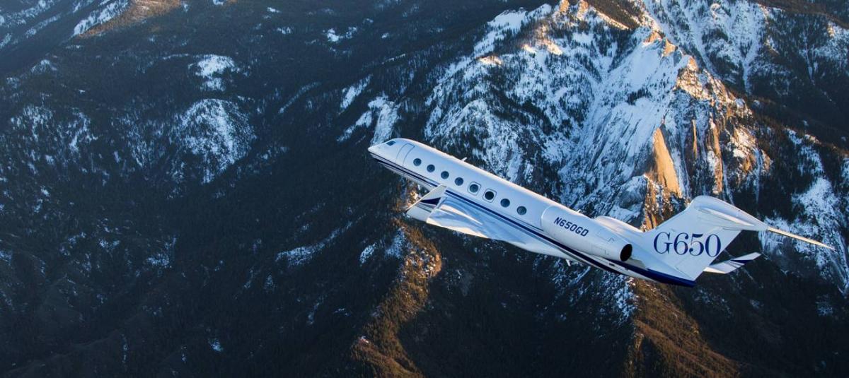 Gulfstream G650 cabin for Opa-locka charter