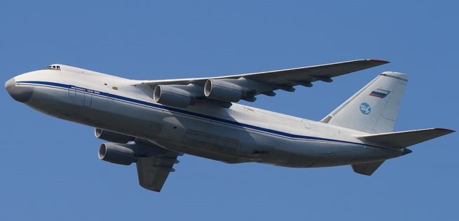 Antonov An-124 Ruslan cargo aircraft for Opa-locka charter