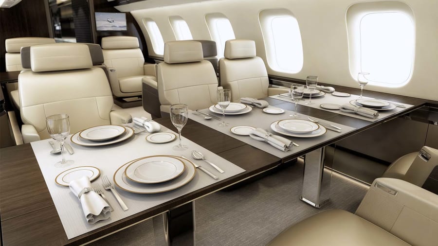 Bombardier Global 7500 view for Opa-locka charter