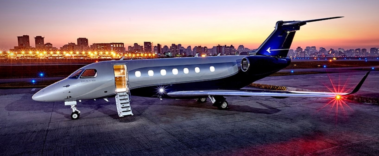 Embraer Legacy 500 view for Opa-locka charter