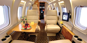 IAI Westwind II cabin for Opa-locka charter